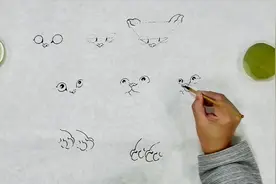 教你小写意猫咪分解画法，这么画灵气十足，怎么把握结构都告诉你视频封面