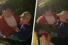 音乐天赋强！沈腾3岁儿子唱歌音调标准又好听，父子俩对视超有爱视频封面