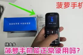 开箱拼多多购买的菠萝手机，开机音也太搞笑了吧！能使用吗？