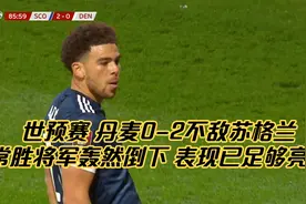 童话帝国势不可挡？世预赛领头羊遭斩 丹麦0-2苏格兰无缘全胜晋级视频封面