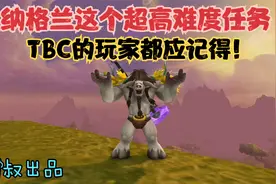 魔兽世界：TBC纳格兰这个任务，基本上玩家都要摔死好几次！视频封面