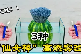 3种高燃实验，外国小哥将“仙女棒”玩出新花样，涨见识了！视频封面
