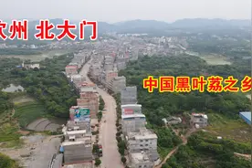 航拍钦州市的北大门新棠镇，想不到离南宁那么近，过了桥就到视频封面