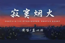 蓝心羽 - 寂寞烟火【动态歌词】♪视频封面
