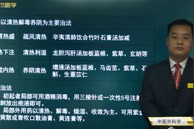 中医外科学-热疮02肺胃热盛、湿热下注、阴虚内热的辨证论治视频封面