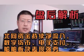北向资金持续净流入，数字货币、电子支付、船舶板块表现强势视频封面