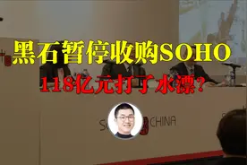 详解黑石暂停收购潘石屹SOHO集团！118亿元为何没跑成？视频封面