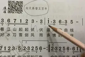 歌曲《向天再借五百年》，跟着有声简谱一起唱视频封面