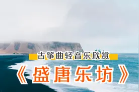 古筝曲《盛唐乐坊》全诗兰陵美酒郁金香，玉碗盛来琥珀光。视频封面