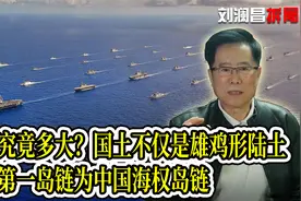 中国有多大？国土不仅是雄鸡形陆土，需变第一岛链为中国海权岛链视频封面