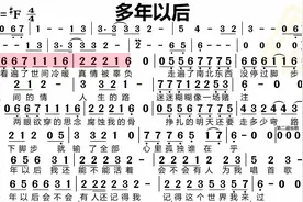 动态谱-多年以后视频封面