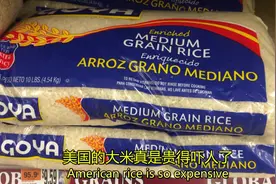 美国人日常吃米饭吗？一袋大米在美国要卖多少钱？贵得太吓人了