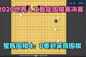 2020世界人工智能围棋赛决赛，星阵用同一套路大胜采薇，实力超群视频封面