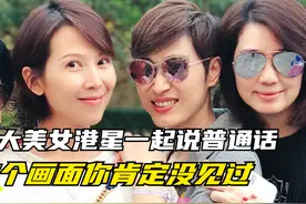 洪欣陈法蓉朱茵蔡少芬，四大美女港星一起说普通话好搞笑视频封面