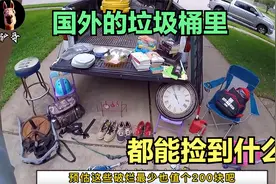 在国外的垃圾桶里都能捡到什么，驴哥带你见识一下，上午净赚500视频封面