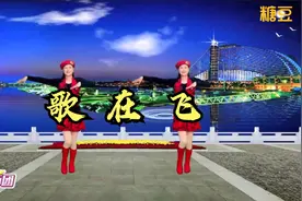 【糖豆】广场舞《歌在飞》DJ舞曲，零基础水兵舞