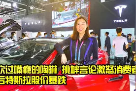 喜欢过嘴瘾的陶琳，挑衅言论激怒消费者，随后特斯拉股价暴跌视频封面