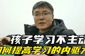 孩子学习不主动缺乏内驱力，好说歹说也没用？王老师给你支招视频封面