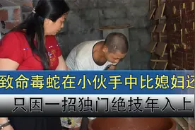 农村小伙养致命毒蛇，为一样宝贝险些丧命，如今靠它每年坐收上亿视频封面