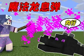 我的世界极限生存：用炼药锅制作魔法龙息弹，末影龙直呼内行视频封面