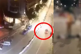 桂林阳朔突发惨烈车祸，一人当场死亡，监控拍下惊险一幕视频封面