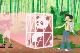 熊猫妈妈被抓走了，熊猫宝宝好难过，不知道该怎么办视频封面