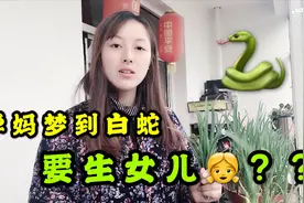 94年孕妈梦见大白蛇追着跑，农村婆婆说要生女儿，可信吗视频封面