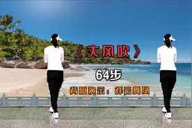 好看简单易学的《大风吹》64步完整版 背面又来了