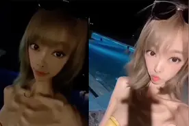 女网红瘦成皮包骨还直播炫耀，胸前肋骨清晰可见超吓人视频封面