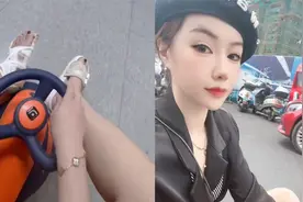 女子受伤骨折，借用外甥女电动扭扭车出行，车技娴熟逗乐众人！视频封面