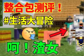 我的世界：呵渣NPC！生活大冒险女NPC居然绿了我？星芸测评整合包