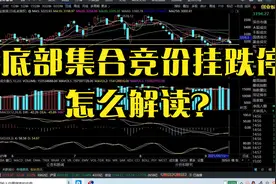 大盘分析，底部集合竞价挂跌停怎么解读？视频封面