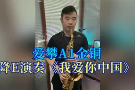 萨克斯演奏《我爱你中国》歌曲高亢明亮，情感浓厚，动人心魄视频封面