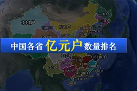 中国各省“亿元户”数量排名，上海仅排第三，哪个省亿万富翁最多视频封面