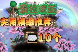 泰拉瑞亚10个实用模组推荐。视频封面