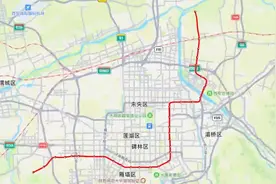 西安地铁3号线（昆明池-水流路）行驶路线示意图视频封面