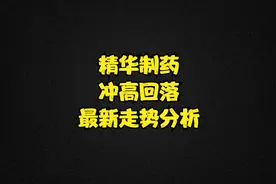 精华制药：开盘再次冲高回落，后市如何把握？视频封面