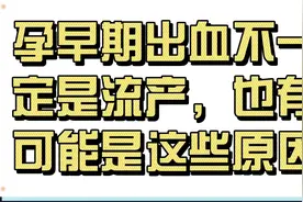 孕早期出血不一定是流产，也有可能是这些原因，准妈妈要学会判断视频封面