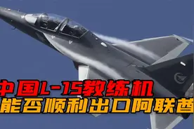 中国L-15教练机亮相中东防展，机身喷上外军涂装，这笔订单稳了？视频封面