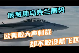为什么欧美敢大声制裁，却不敢在俄乌战场设立禁飞区？视频封面