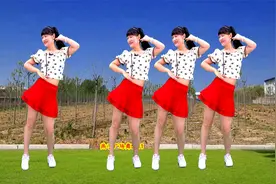 太美了！《情婆娑爱婆娑》水兵舞完整版，欢快的节奏，非常好看视频封面