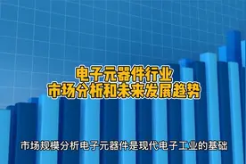 电子元器件行业市场分析和未来发展趋势视频封面