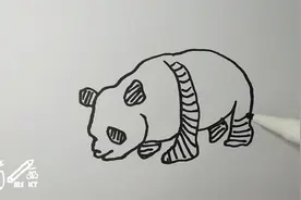 简笔画：（小熊猫）想回家视频封面