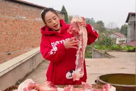 四川人腌制腊肉，都会选择冬至过后，听说这样放一年都不会坏视频封面
