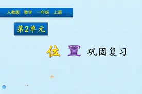 一年级上册数学《位置巩固复习》，归纳复习位置知识，打数学基础视频封面