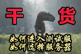恐龙岛：如何选适合自己的服务器，如何进入测试服游玩，干货满满