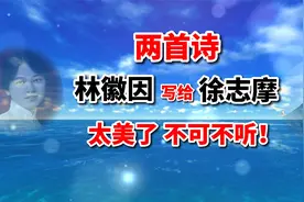 林徽因写给徐志摩的两首诗，字字唯美，句句入心，开头就惊艳了！视频封面