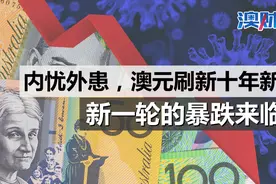 内忧外患，澳元刷新十年新低，新一轮的暴跌来临？视频封面