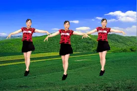动感活力广场舞《暖心》帅气水兵舞风格，唯美大气32步正面教学视频封面