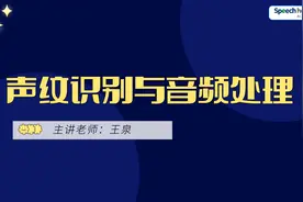 声纹识别与音频处理实战课-01视频封面